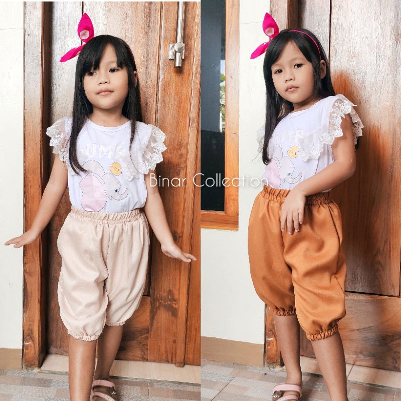 MAC 05- Celana pendek balon anak 7/8 lucu 2-7 tahun / balita batita / PAUD / TK selutut