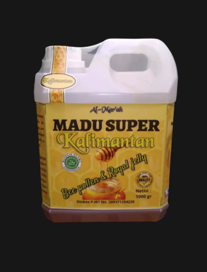 

MABRUK Madu Super Kalimantan 1kg Bee Pollen dan Royal Jelly Al-Mar'ah