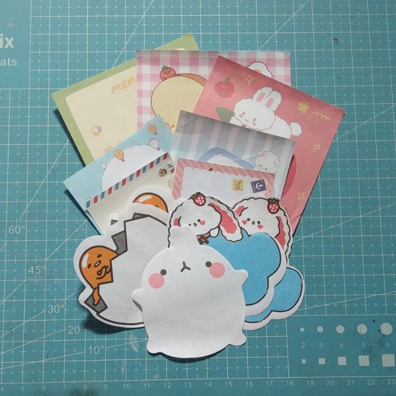 

random memo/sticky notes 12pcs| saasya.co