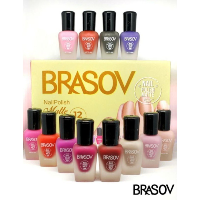 Brasov nail matte / kutek matte (go matte) (Sebox isi 24pcs)