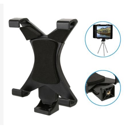 TOSERBA_EMAK -  Universal Tablet Holder Mount 1/4 Screw Bracket Tripod - VTM4-ALX-1 - Black