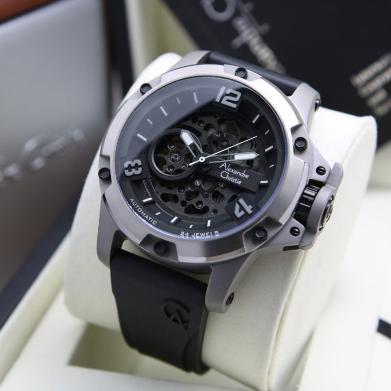 ALEXANDRE CHRISTIE PRIA AC 6295 HITAM JAM TANGAN PRIA ALEXANDRE CHRISTIE