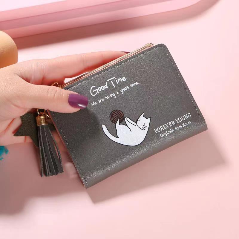 (27AN.ID) Dompet Lipat Wanita AS3011 Dompet Wanita import Murah Lipat Kecil Lucu & Cantik Real Pict-3