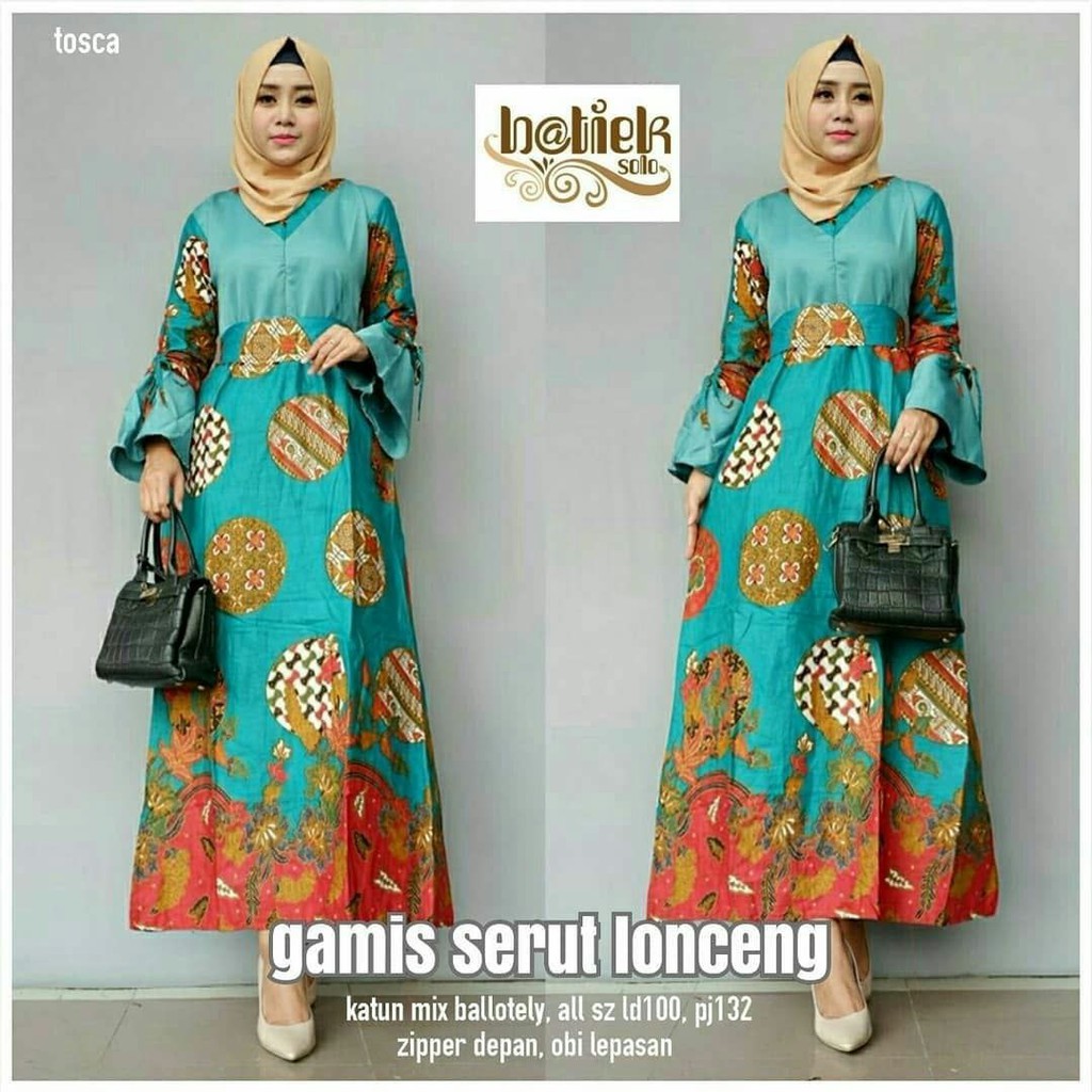 MUSLIM GAMIS / MUSLIM WANITA / GAMIS BATIK / MUSLIM BATIK