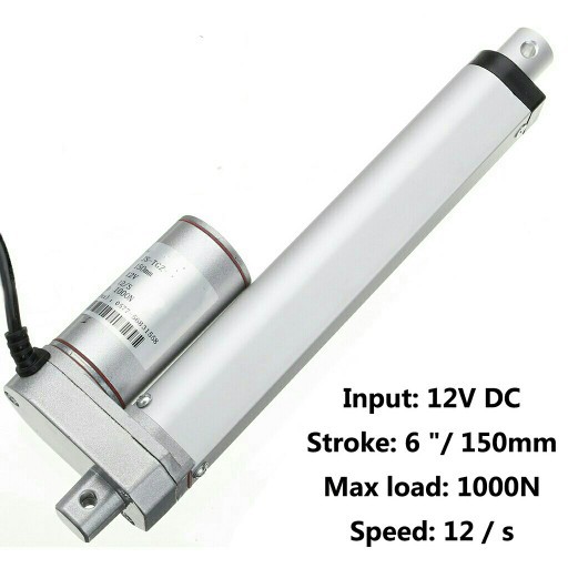 actuator 150mm 1000N 100KG 12V DC motor linear 12/s aktuator