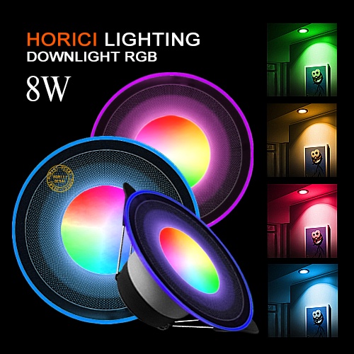 Horici Asli 8W Lampu Ceiling / Downlight Rgb / Ceiling, Lampu Ceiling Rgb/Rgb Warna Warni