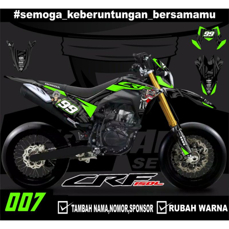 Sticker setiker stiker decal CRF 150 L barong - Fullbody-Dekal CRF 150 L Trail Supermoto minimalis