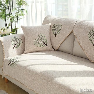 Matras Sofa  Universal Kayu  Solid Bahan  Kulit Katun Linen 