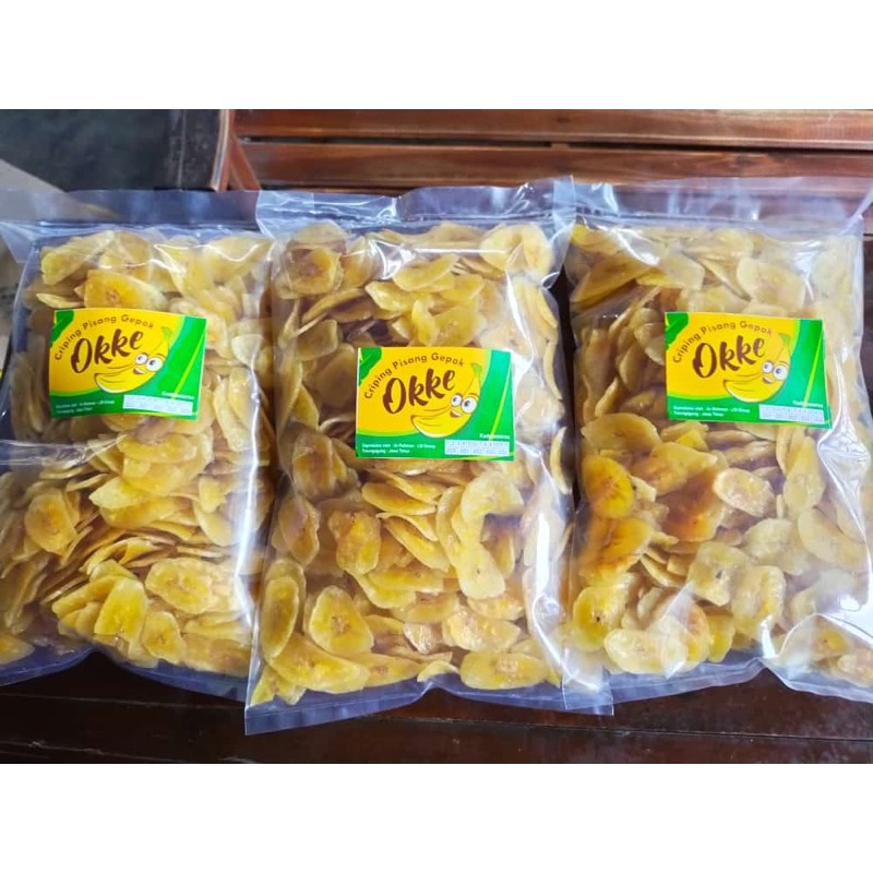 Kripik Pisang Kepok Manis