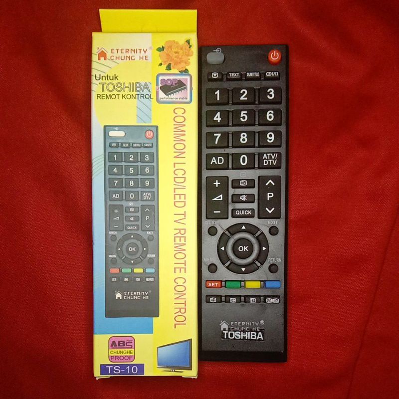 REMOTE TV TOSHIBA LCD/LED MULTI/UNIVERSAL