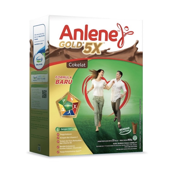 

Anlene Gold 5X Original & Vanila 885g