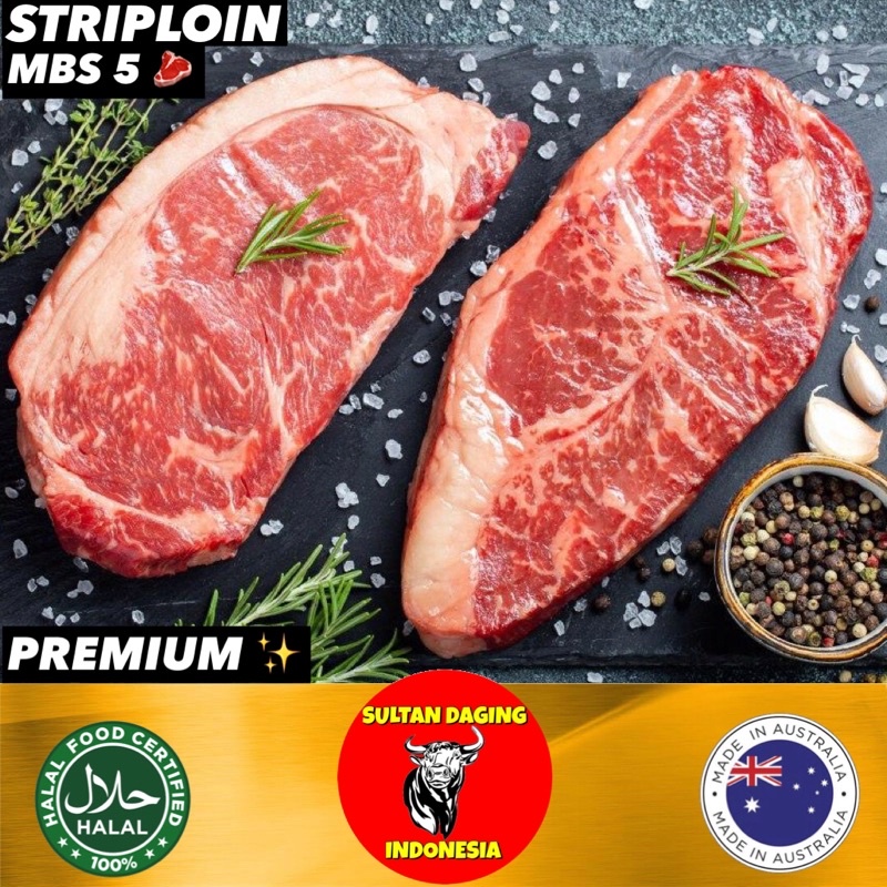 

STEAK WAGYU STRIPLOIN MB 5+ PREMIUM 280 GRAM IMPORT DARI AUSTRALIA/ STEAK WAGYU STRIPLOIN BEEF/ BEEF WAGYU STRIPLOIN/ WAGYU STRIPLOIN MBS 5