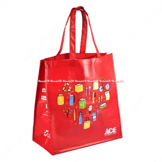 Sayangi Bumi Ace Goodie Bag Tas Ramah Lingkungan 40cm Goodiebag Do Sometime Green Ace