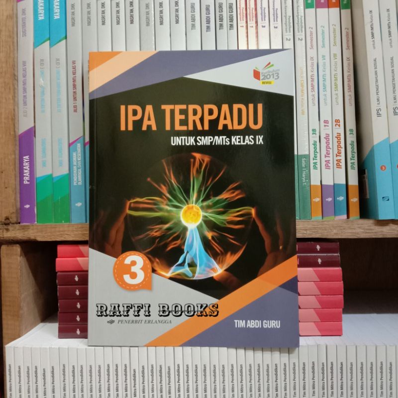 Jual Buku IPA Terpadu Kelas 9/IX 3 SMP/MTs K13 Revisi Erlangga | Shopee ...