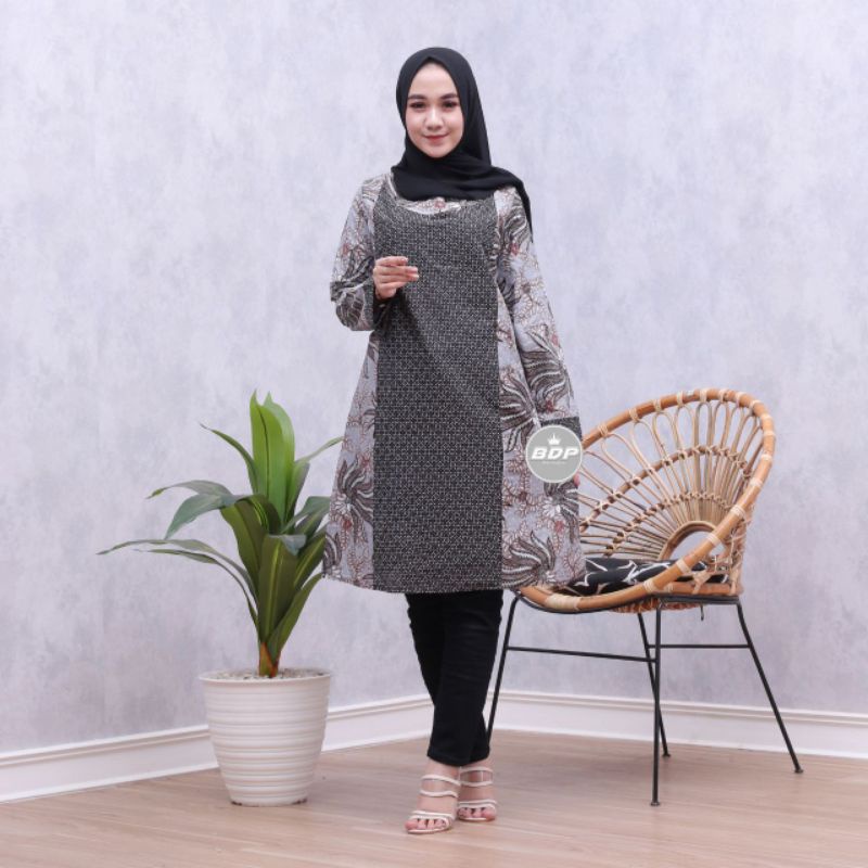 TUNIK BATIK // ATASAN BATIK WANITA S-XXXL