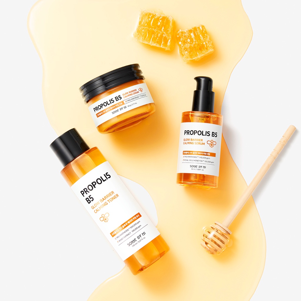 Some By Mi Propolis B5 Glow Barrier Calming 3 Step Set-1