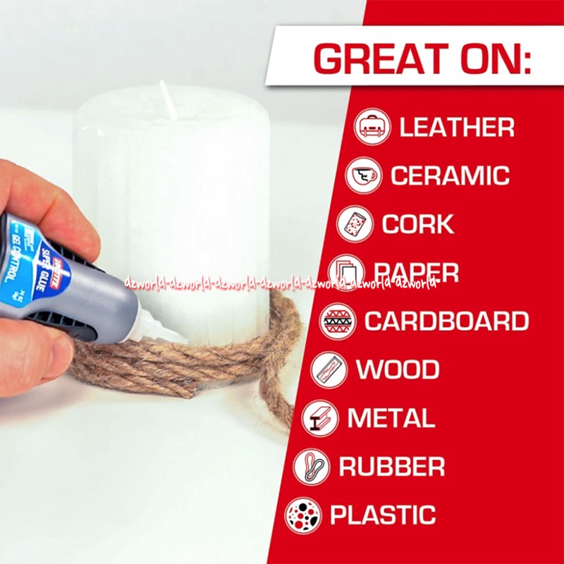 Loctite Super Glue 4gr Gel Control Lem Serbaguna Perekat Multifungsi 4 gr No Drip Easy Application Loctit Loktite