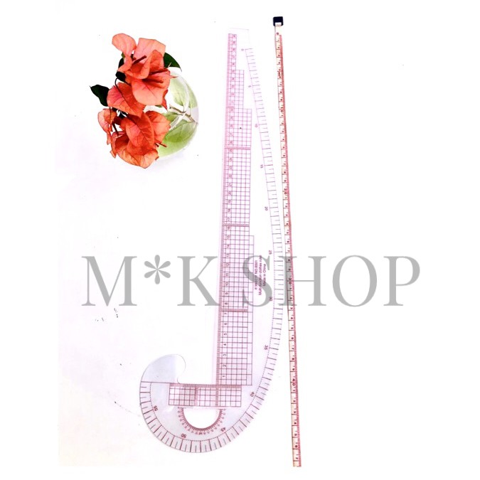 Penggaris Pola/Multi Function Clothes Ruler. Art: 6501