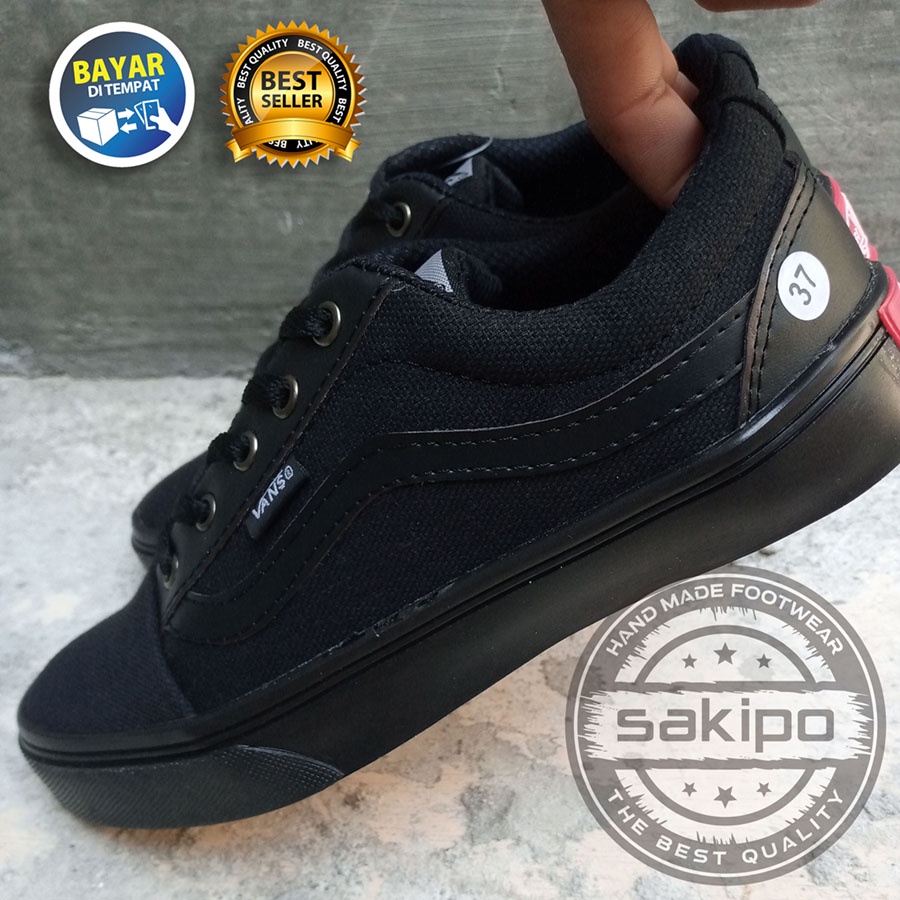 PROMO 8.8 KEMERDEKAAN SALE !! SEPATU SNEAKERS WANITA DAN PRIA REMAJA VANS OLDSKOOL VANS CACING TERMURAH TERLARIS / SEPATU SEKOLAH HITAM BERTALI / SAKIPO