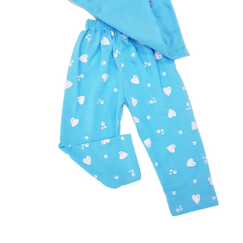 SETELAN SIKUNING PAKAIAN ANAK PEREMPUAN 2-7 TAHU N MOTIF ENJOY THIS SWEET LENGAN PANJANG