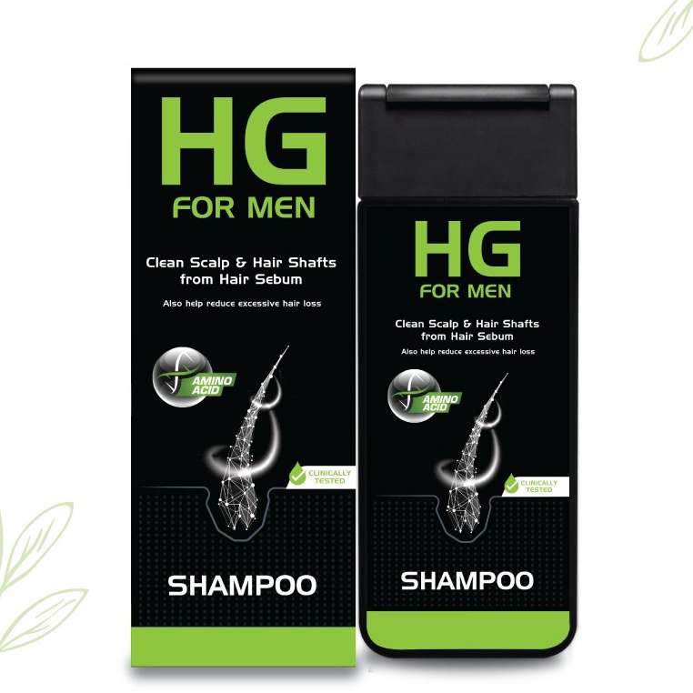 HG Shampoo For Men 180ml Penumbuh Rambut &amp; Perawatan Kerontokan Rambut Ampuh