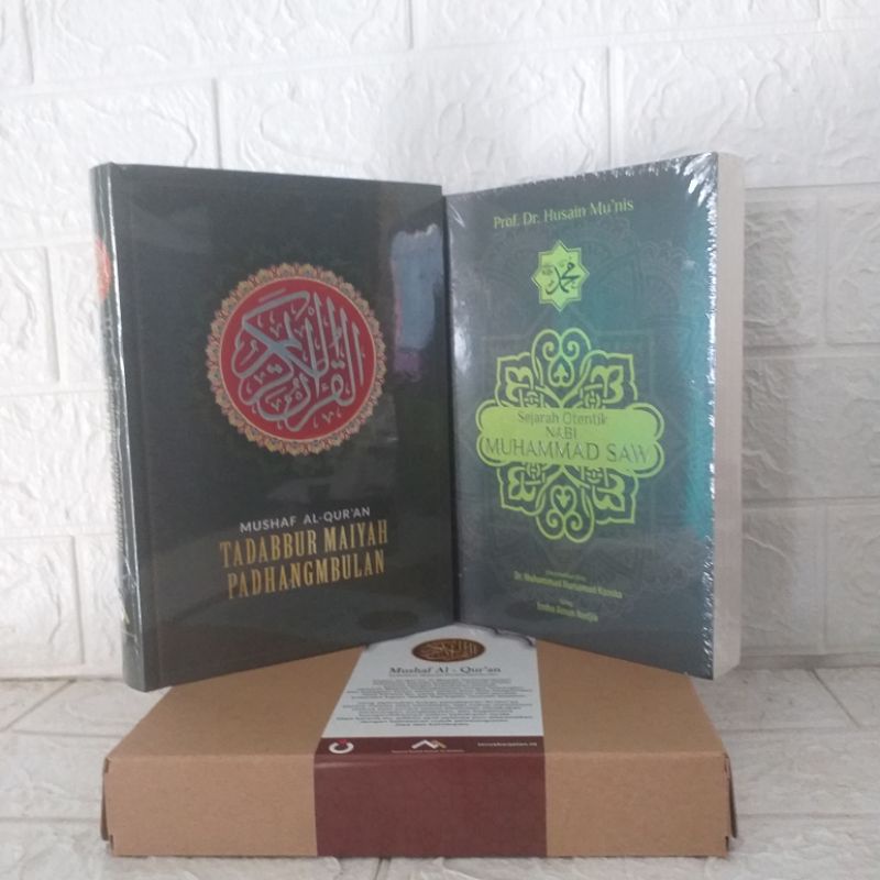 Paket Mushaf Al-Qur'an Tadabbur Maiyah Padhangmbulan & Buku Sejarah Otentik Nabi Muhammad SAW