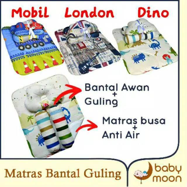 Matras Set Bantal Guling Bayi Kasur bayi, Matras set baby moon