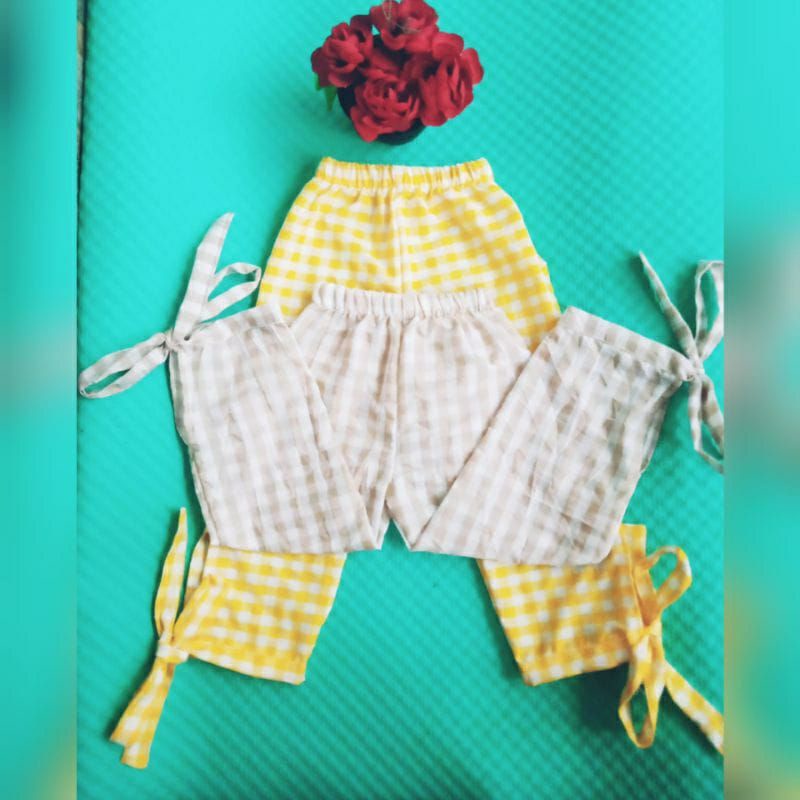 gingham pants 1-6 tahun