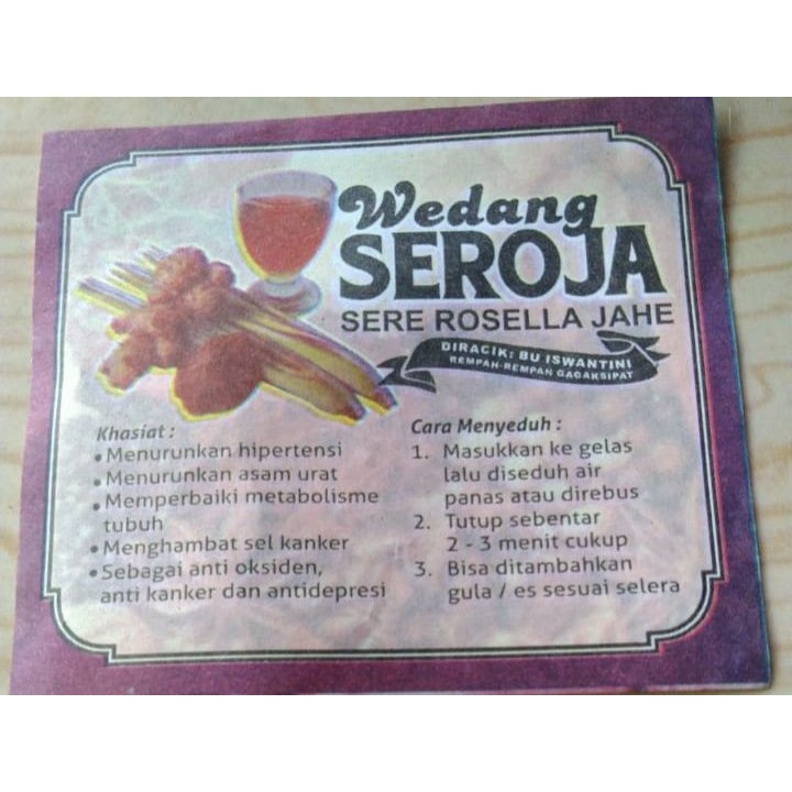 

Wedang Seroja