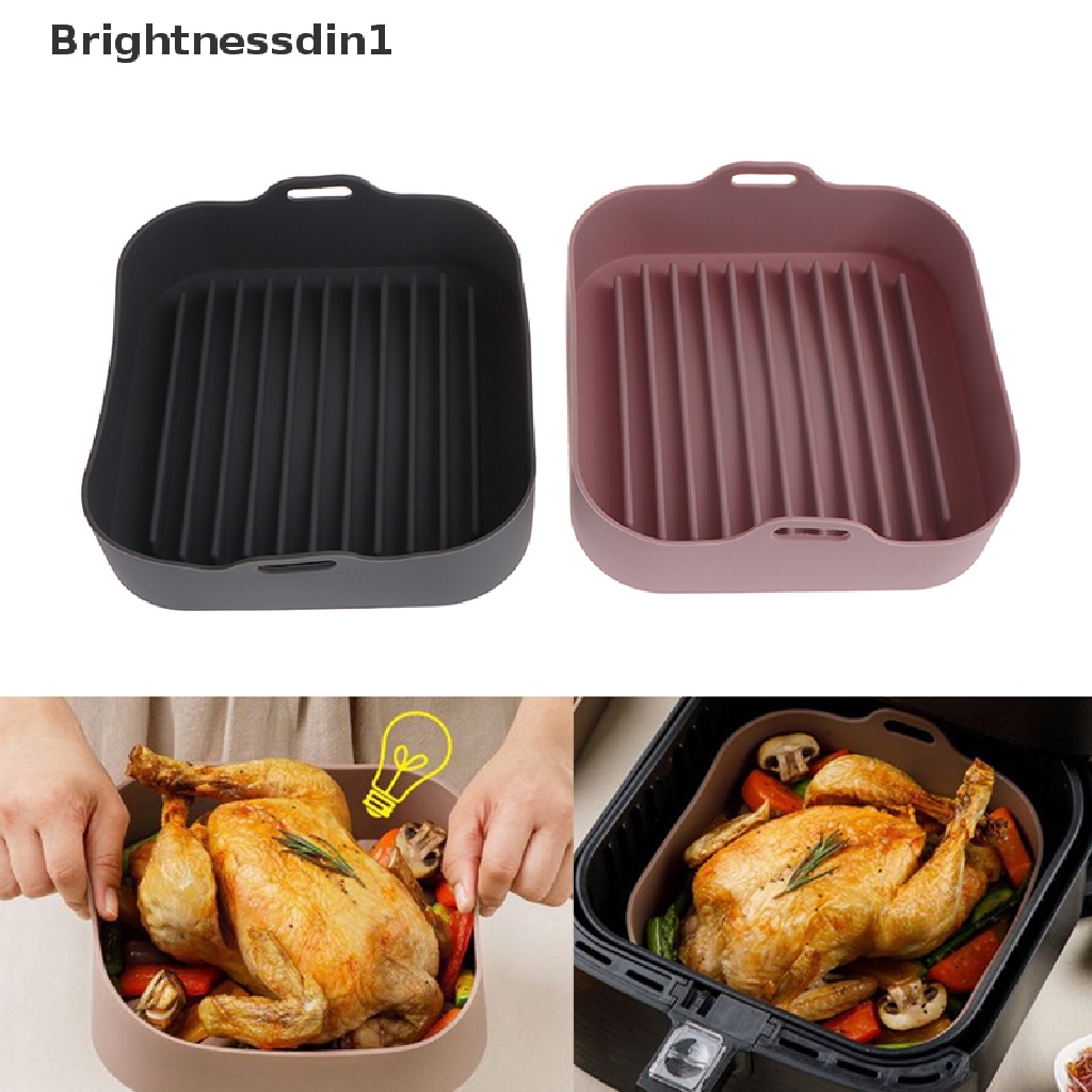 (Brightnessdin1) Airfryer / Air Fryer / Panci Air Fryer Bahan Silikon Untuk Oven / Dapur