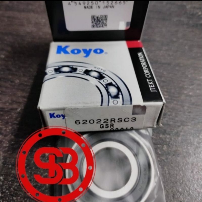 Bearing 6202 2RS / 2RS C3 KOYO JAPAN ORIGINAL