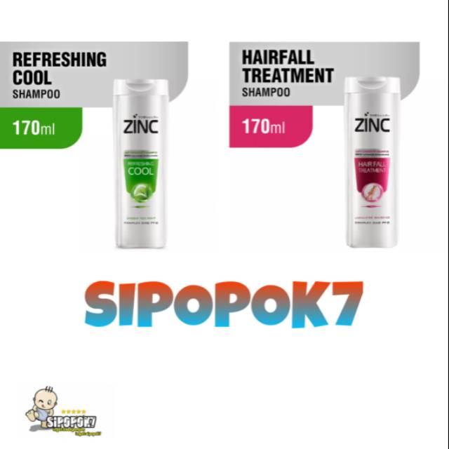 SHAMPOO ZINC 680ml 340ml 170ml