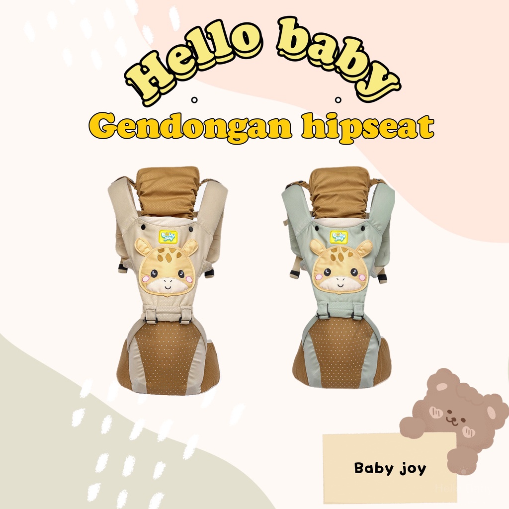 Baby Joy Gendongan Hipseat 7 In 1 Giraffe Series - BJG3047