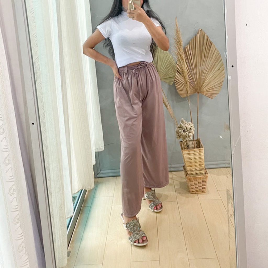 Celana Kulot Premium / Kulot BASIC Premium- Highwaist Kulot Palette 1, Kulot Basic pants Celana Wanita 