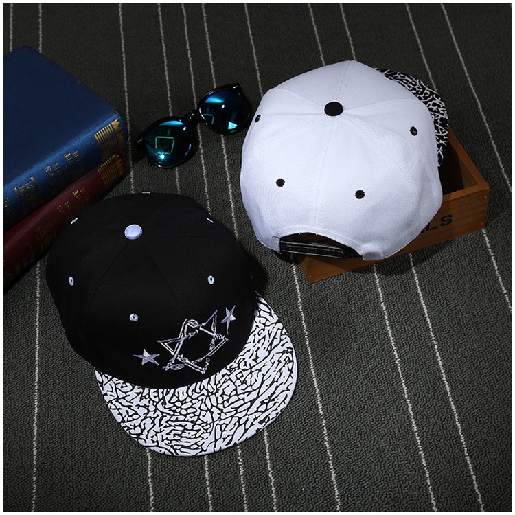 Topi Baseball Motif graffiti Gaya hip hop Korea Untuk Pasangan