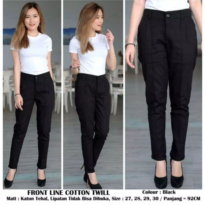 CELANA CHINO WANITA KATUN TWILL PENSIL SKINNY /CHINO WANITA/CHINOS WANITA/CELANA KATUN WANITA