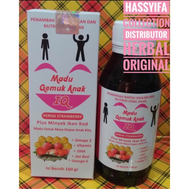 

MADU ANAK Madu Gemuk Anak IQ Penambah Nafsu Makan Dan Nutrisi Otak Anak