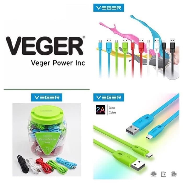 Kabel Data VEGER Micro USB 1Meter VC100 2.1A