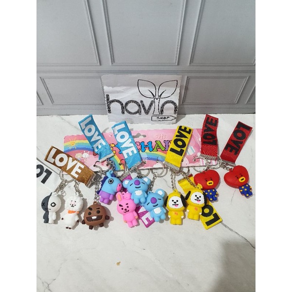 GANTUNGAN KUNCI BTS BT21/KEY CHAIN-G