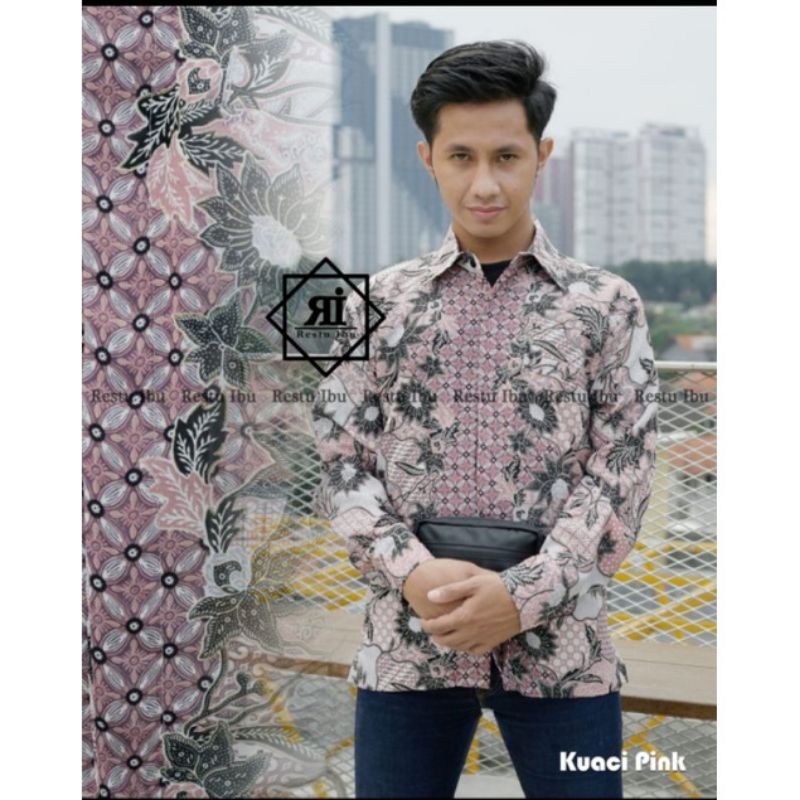 Realpict kemeja batik lengan panjang//batik seragam//kemeja batik pesta//kemeja kondangan//kemeja batik murah