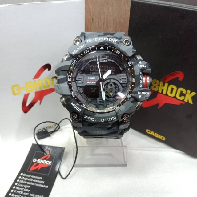 Jam Tangan Pria Gshock G-shock Loreng Dualtime