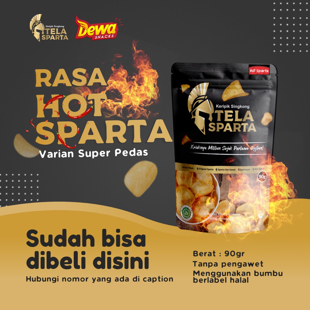 Keripik Singkong Tela Sparta Shopee Indonesia