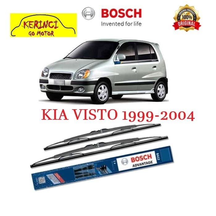 WIPER KIA VISTO 1999-2004 BOSCH ADVANTAGE 20&quot; &amp; 16&quot; SEPASANG WIPER KIA