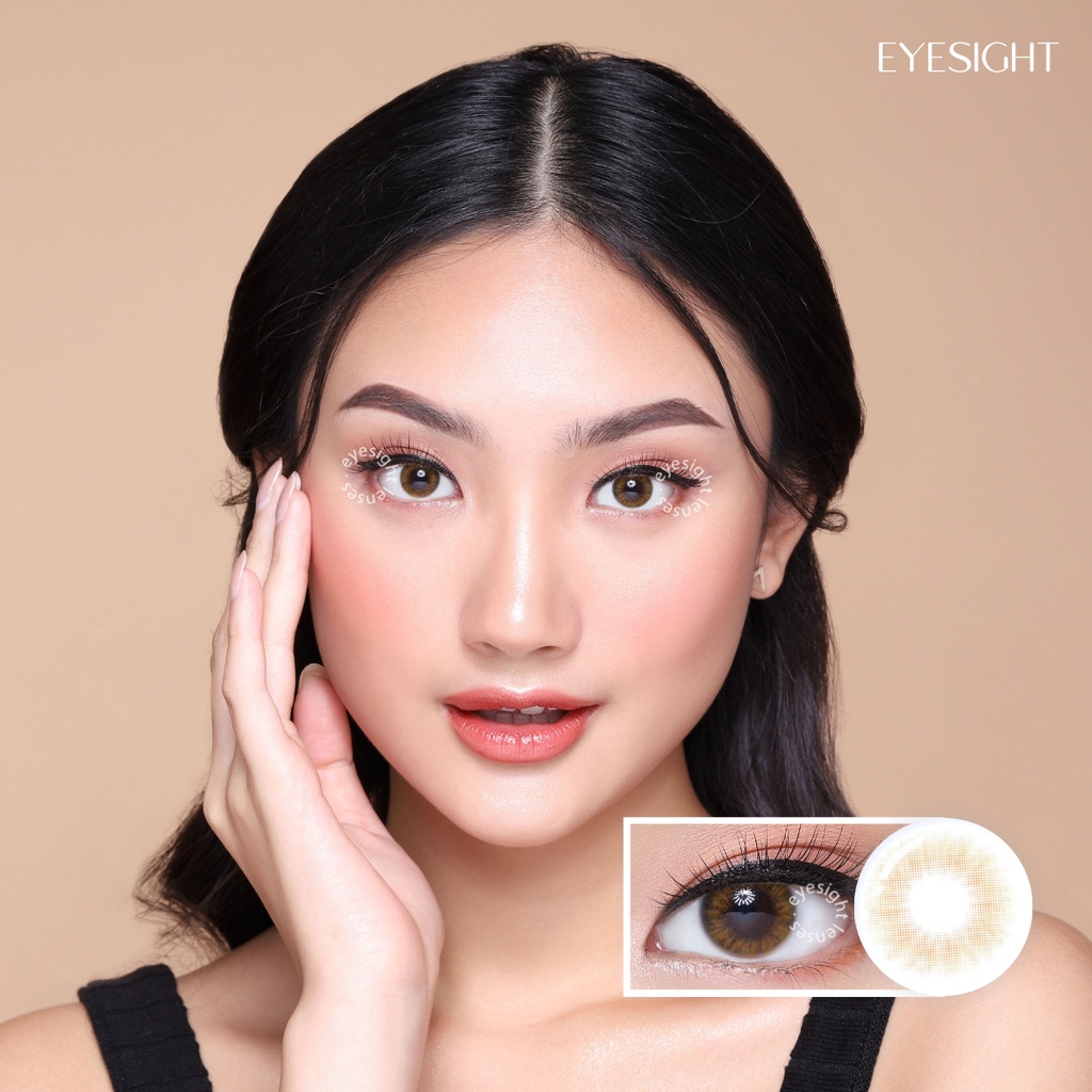 EYESIGHT LENSES Softlens Princess Spanish Brown (2pcs/sepasang)