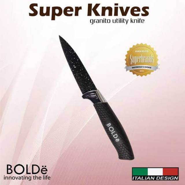 BOLDe Knife Granito Super Knives Utility Cooking Pemotong Pisau Dapur