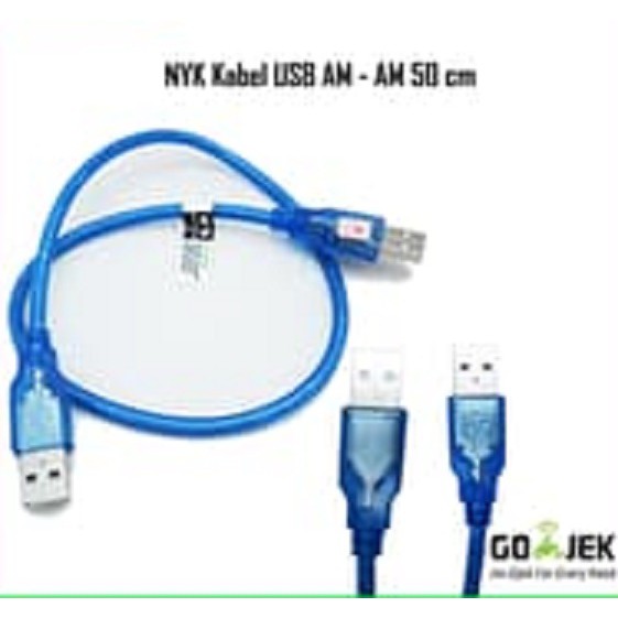 Kabel USB to USB NYK USB 2.0 to USB 2.0 kabel hardisk