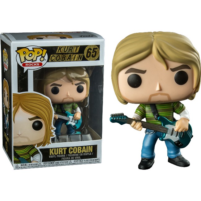 Funko Pop Rocks Nirvana - Kurt Cobain (Smells Like Teen Spirit) #65