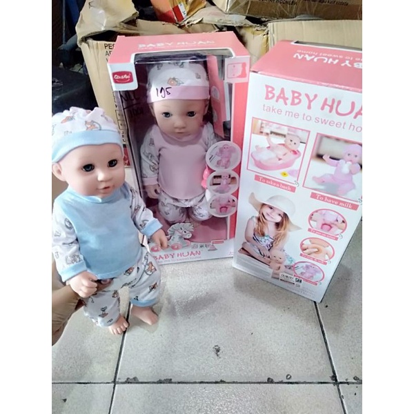 mainan boneka bisa nangis Susan doll bisa pipis mama papa ada pempes