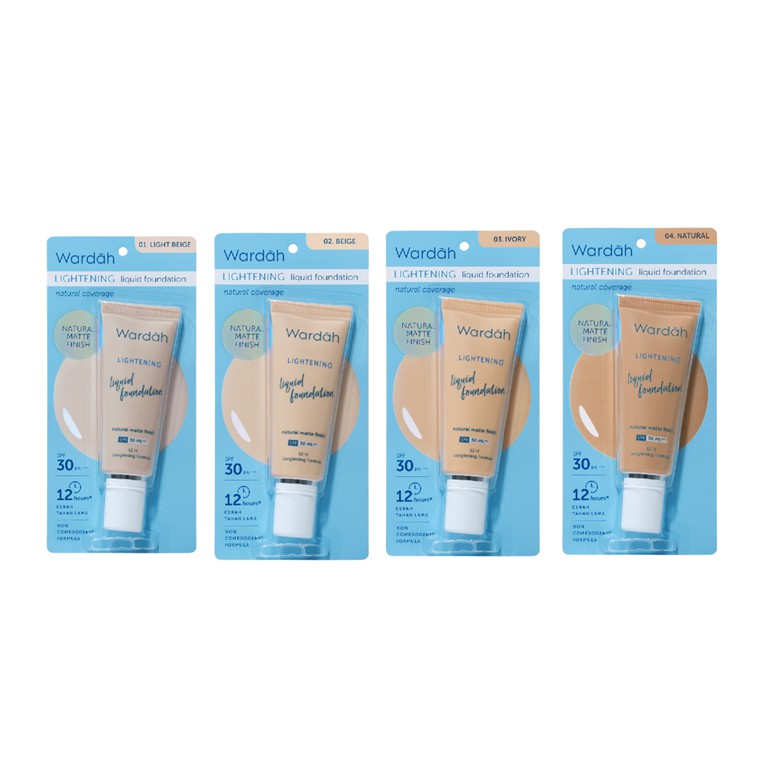 Wardah Lightening Liquid Foundation 25ml TUBE