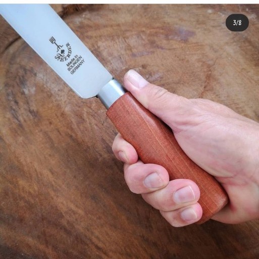 (JT) pisau cap garpu original+ sarungsize 6 inch pisau daging